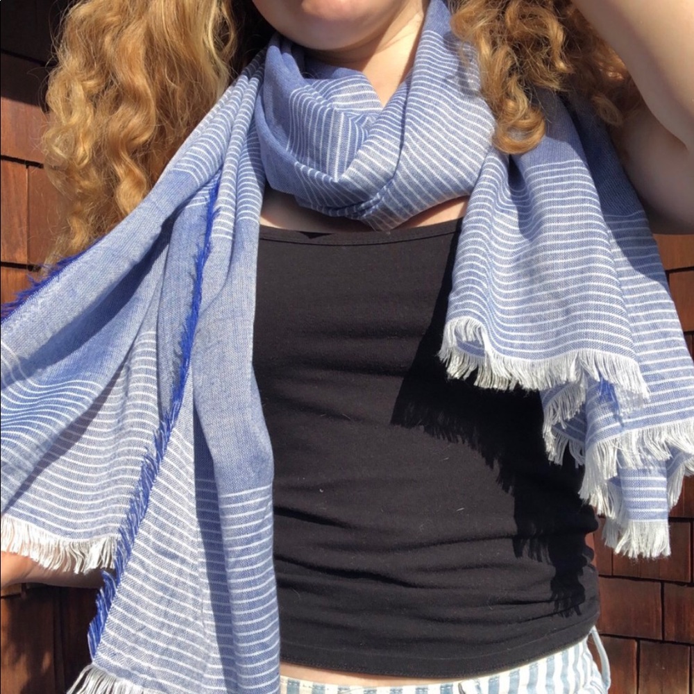 Blue and White Scarf!